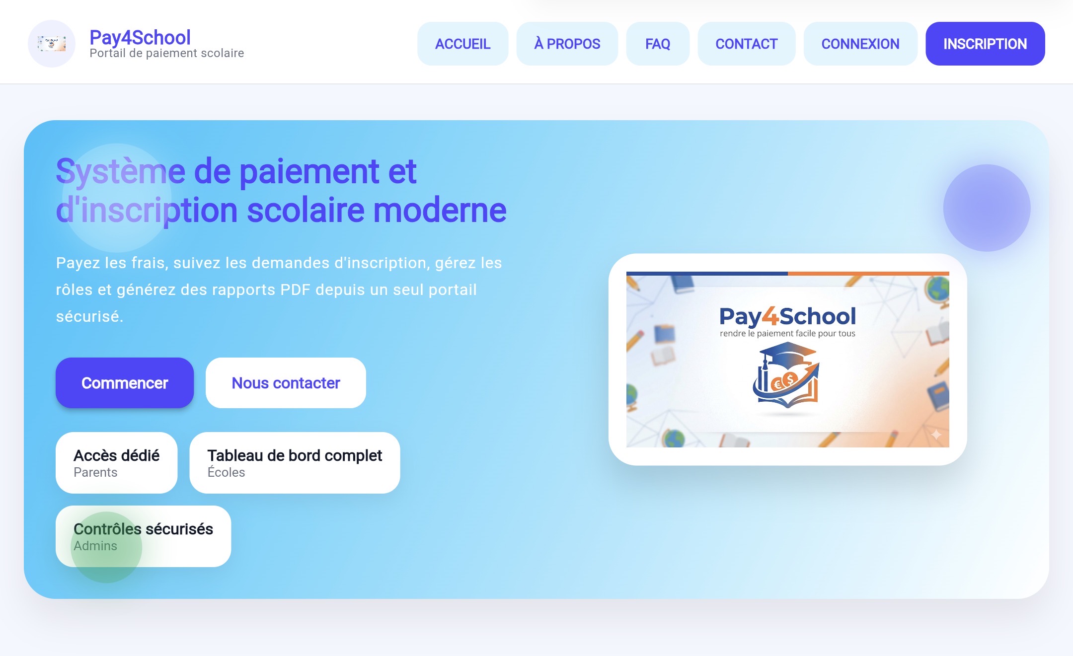 School Management App Screenshot
